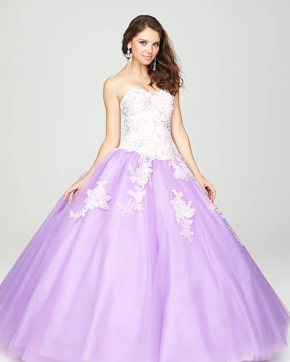 2015 Hot Sale Ball Gown Light Purple Dress 15 Years Lace Appliqued ... 2015 Hot Sale Ball Gown Light Purple Dress 15 Years Lace Appliqued ...