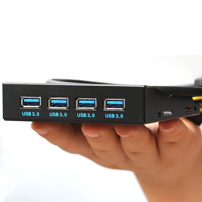 4 منفذ usb3.0 اللوحة الأمامية enpanding واجهة الكمبيوتر usb للكمبيوتر القرص المرن
