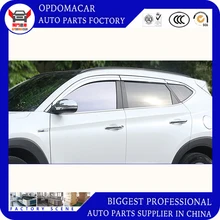 Высокое качество 8 шт покрытие АБС декоративные тенты дождь Солнце Ветер Дефлектор окно козырек для Tucson 2005-2007