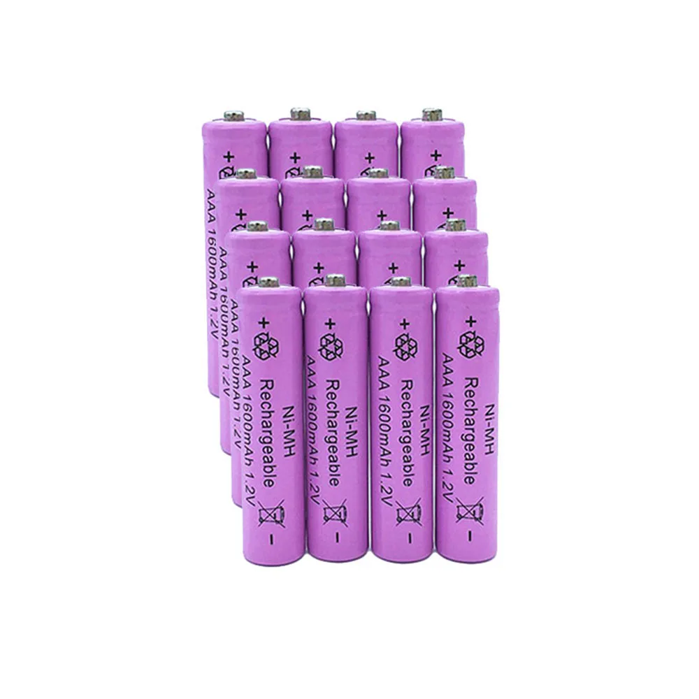 4/8/16/24/30 шт AAA aa1600mah 3A 1.2В ni mh аккумуляторная батарея MP3 RC игрушки светодиодный