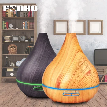 

FUNHO 400ml Air Humidifier Essential Oil Aroma Diffuser Humidificadores Difusores Aromaterapia Change Color LED Light Home