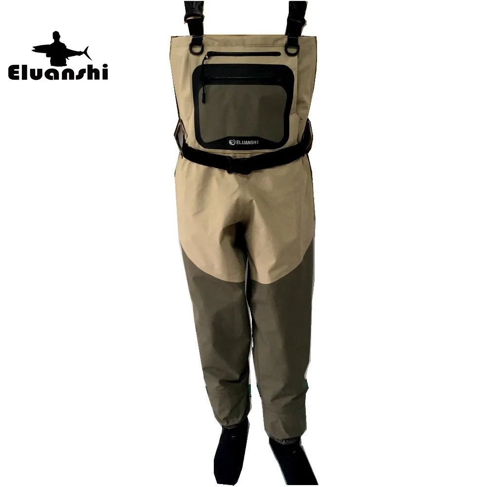 High quality portable chest fishing overalls pants breathable stocking