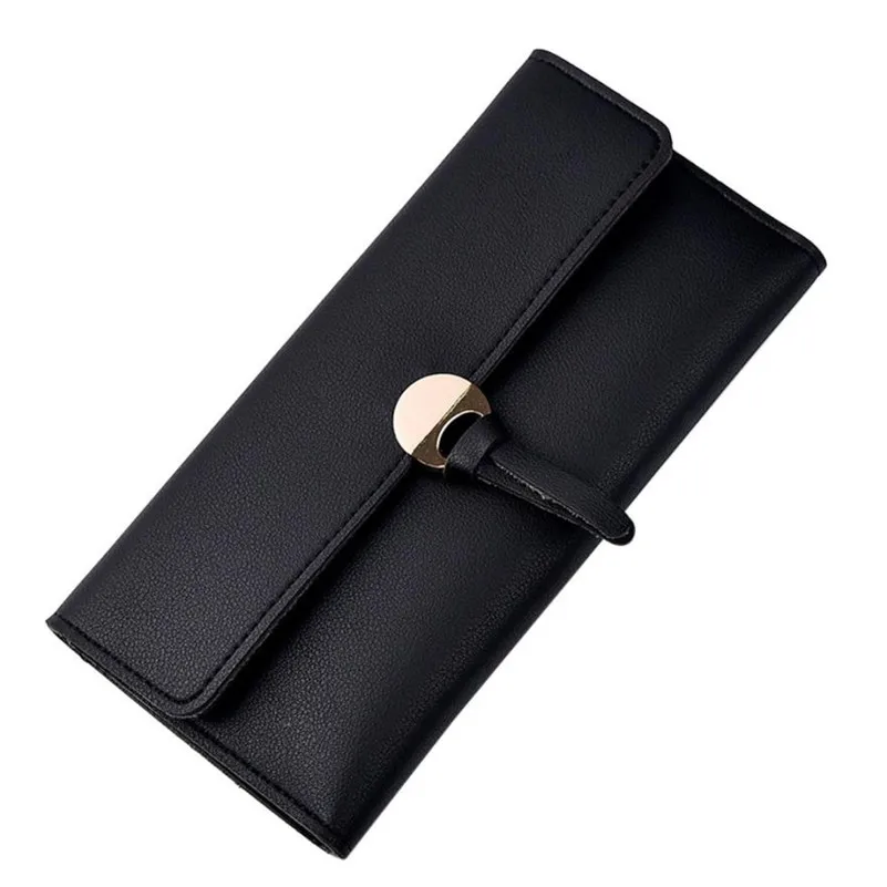 

Women Long Wallet Luxury Brand Female Clutch Wallets portefeuille Ladies Leather Purse Card Holders Money Bag Carteira Feminina