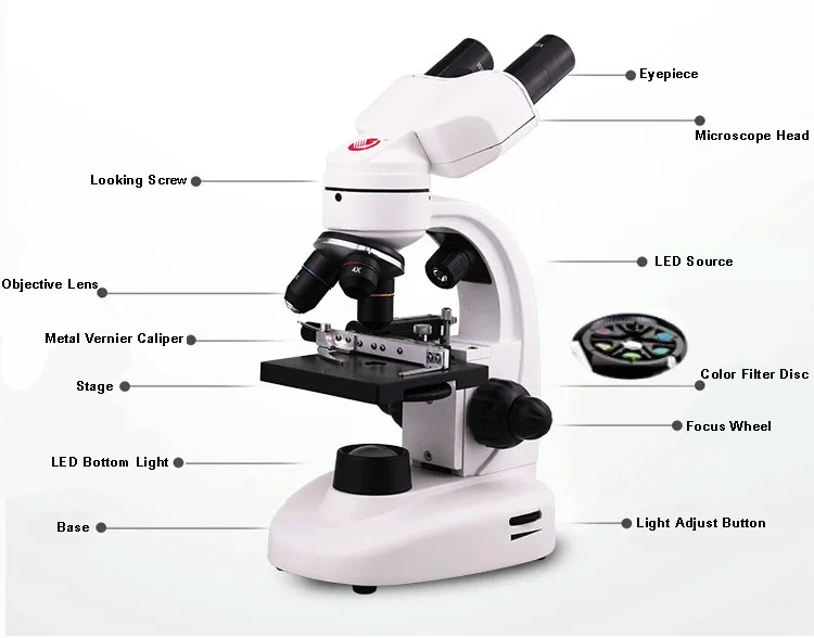 Microscope Compound Binoculars Professional Biological Microscope-8