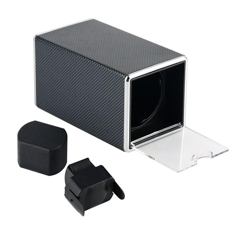 

1+0 Watch Winders Storage Motor Box Mechanical Self-Wind Watch Winding Boxes Luxury Watch Shaker with USB Cable