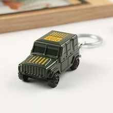 PUBG брелок с рисунком из игры брелок 3D сплав пикап модель автомобиля брелок кулон ювелирные изделия подарок для Audi BMW Jeep Toyota Honda Ford KIA