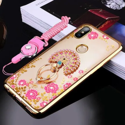 Чехол для xiaomi redmi 6 pro 6a 3d чехол с алмазными цветами мягкая задняя крышка Pro 5 84
