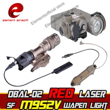 Элемент безошибочный M952V охоты фонарик ИК лазерной светодиодный фонарик DBAL-D2 Softair wapens двойной Управление переключатель тактическое оружие огни