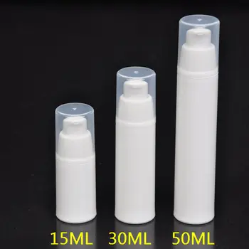 

Free shipping - 15ml white airless bottle,cosmetic package,cosmetic container,pump bottle