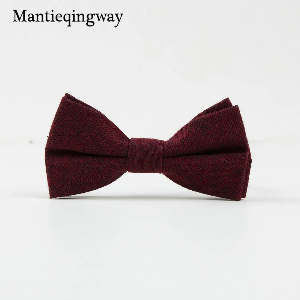 Mantieqingway/торжественные Детские костюмы галстук-бабочка для малышей, узкий галстук-бабочка, милые хлопковые детские галстуки с бантом, детские галстуки - Цвет: 5