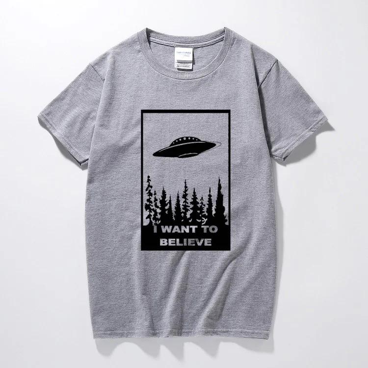 Футболка с надписью I Want to Believe|Футболки| |