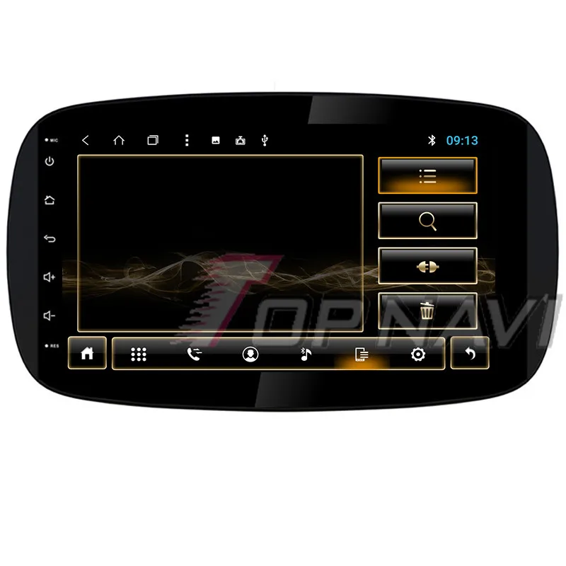 Autoradio Car Radio 9'' Android 8.1 For Benz Smart 2015 2016 2017 Stereo Car GPS Navigation Multimedia Auto Players 2 din NO DVD