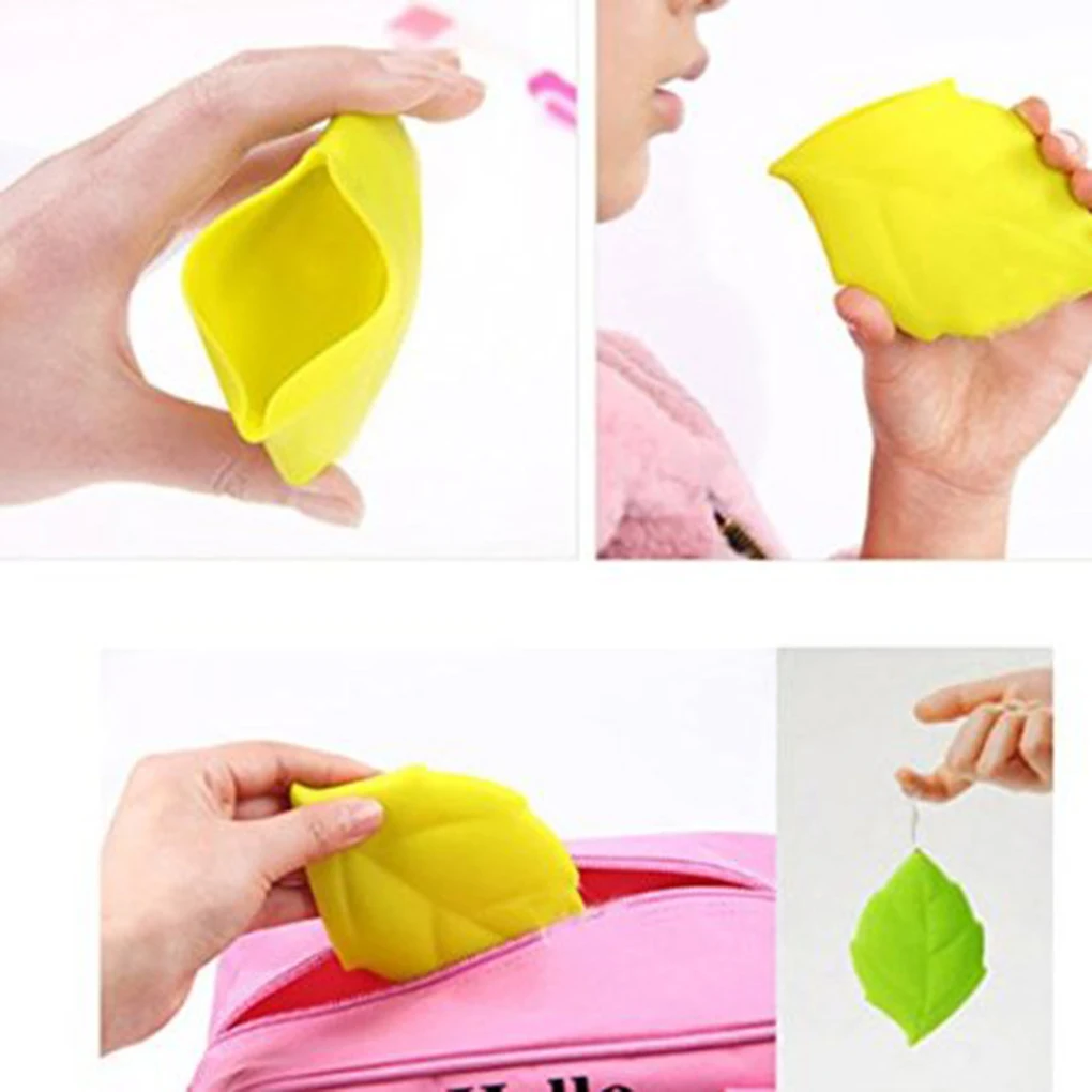 

Hot selling Hot selling Travelling Outdoor Leaf Shaped Silicone Water Bottles 1 piece Green/Pink