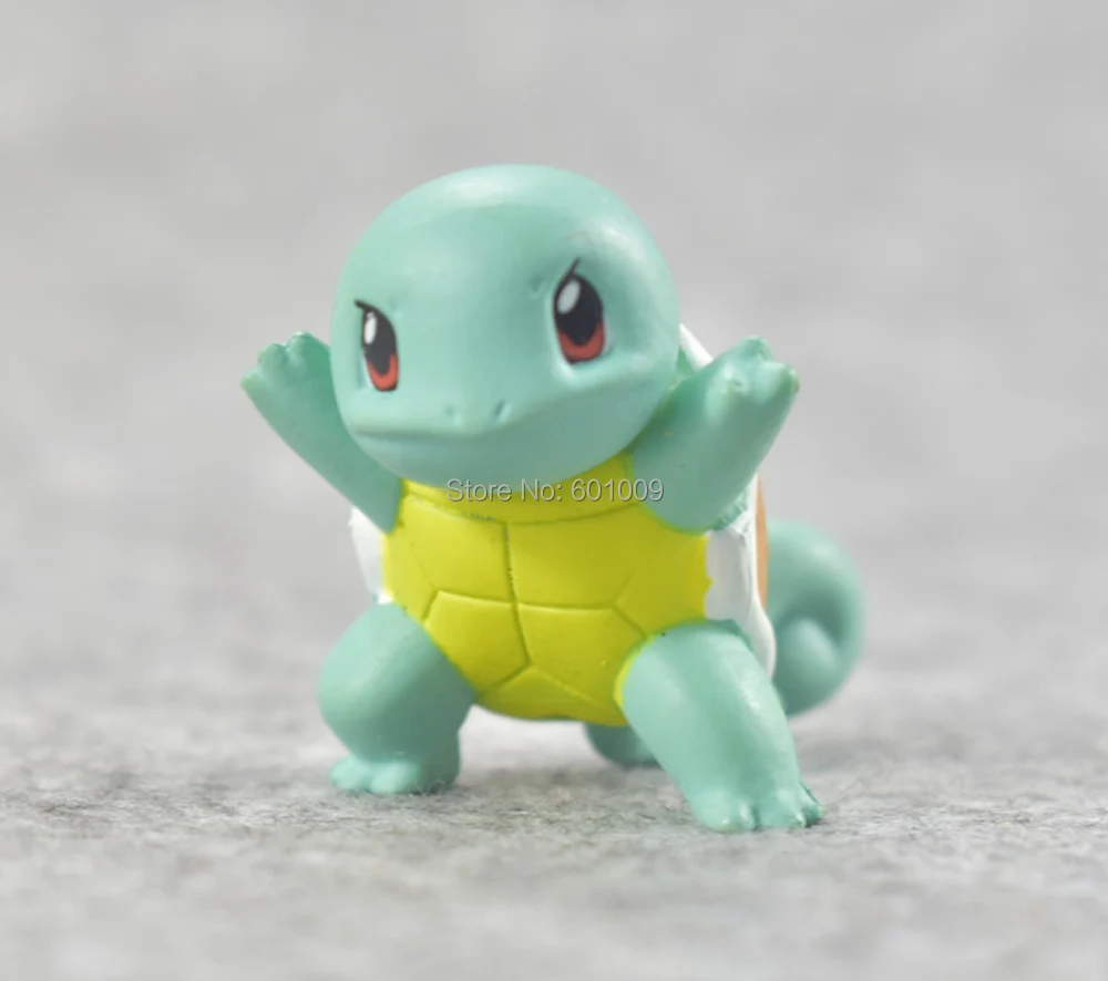 10/лот Pika Vulpix Alakazam Bulbasaur Squirtle Fennekin Rockruff Cubone Chespin Froakie 3 4 см ПВХ фигурки в