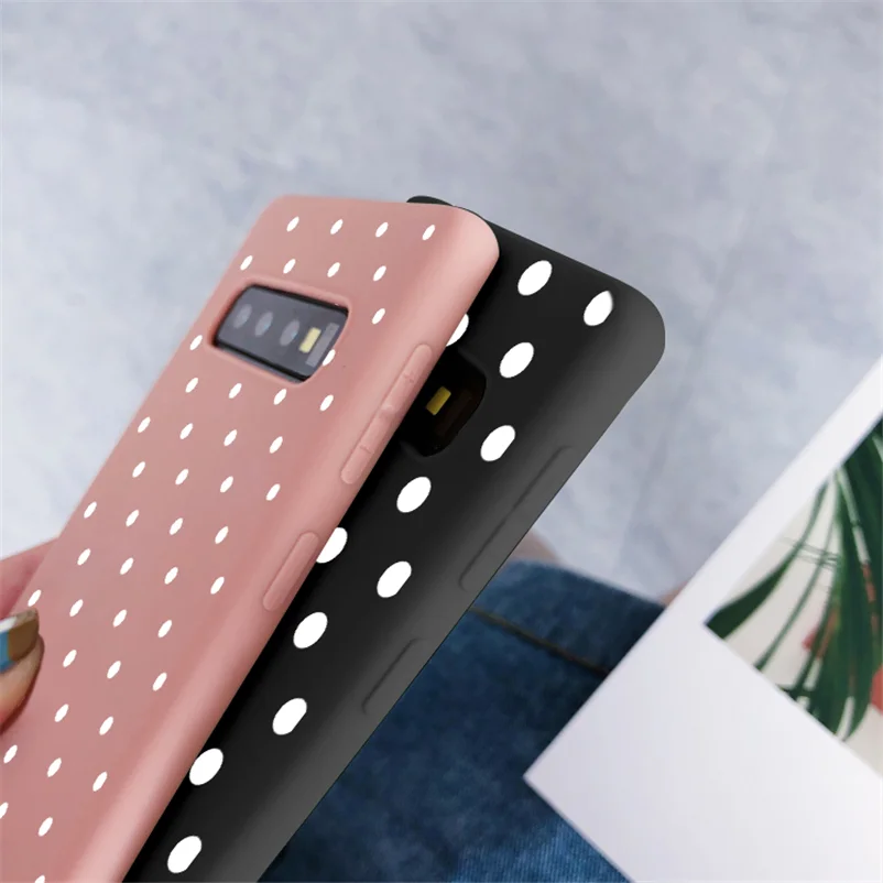 Пунктирной линии Coque для samsung Galaxy M10 M20 M30 M40 A10 A20 A20E A30 A40 A50 A60 A70 S7 край S8 S9 S10 плюс S10E Note 9 10 ТПУ чехол