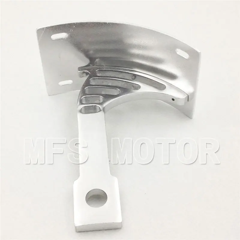 

New Motorcycle motor Curved Mount License Plate Tag Holder Bracket For Yamaha Warrior 2002 2003 2004 2005 V-Max Chrome
