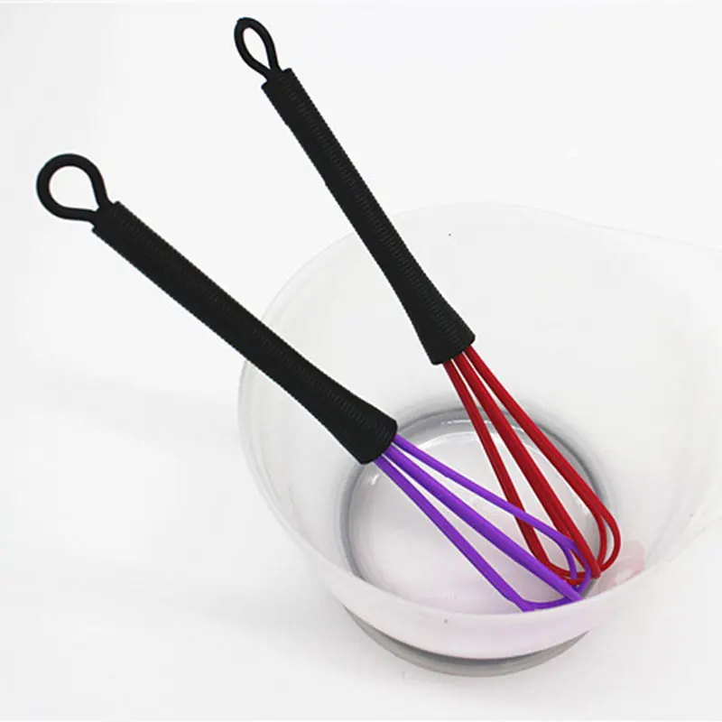 1 шт. миксер пластиковый краситель для взбивания яиц кухонные инструменты мини воздушный шар проволочное устройство