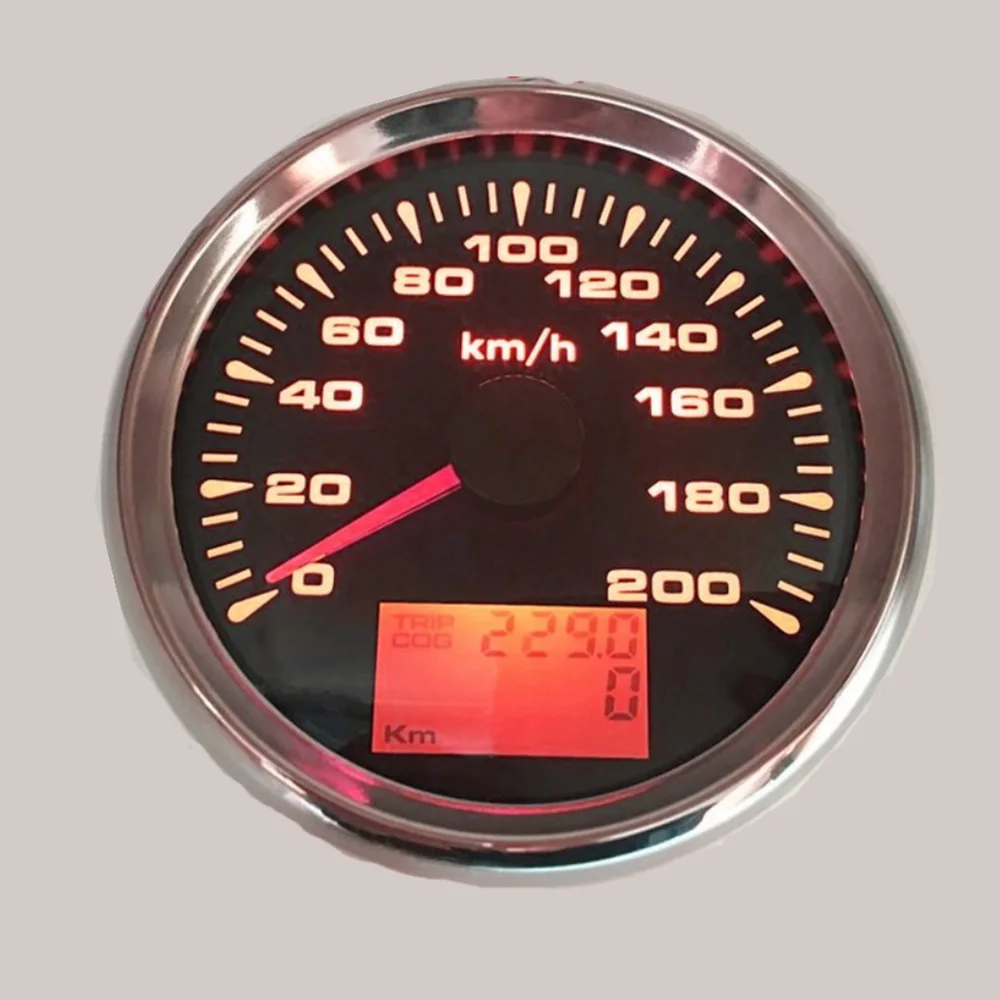 120 км/ч 200 GPS Спидометр лодочный автомобильный двигатель с 7 цветсветильник кой