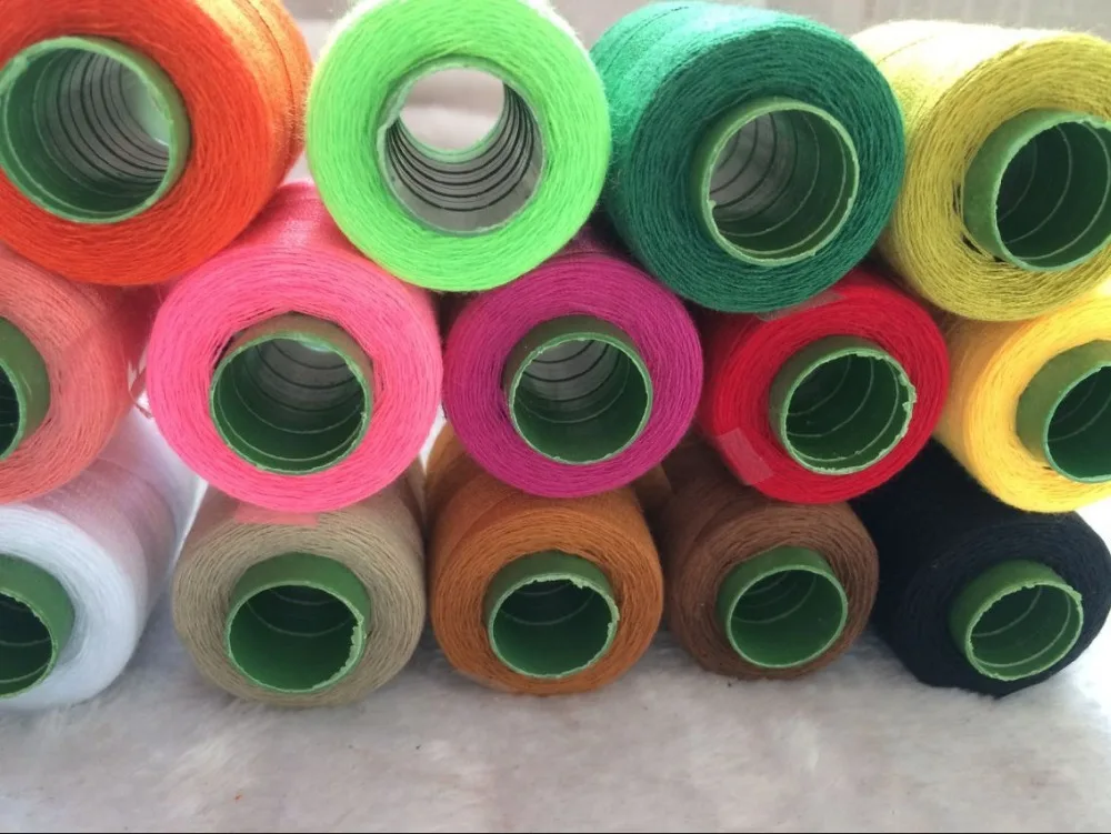 

25 colors of thread for daily homework