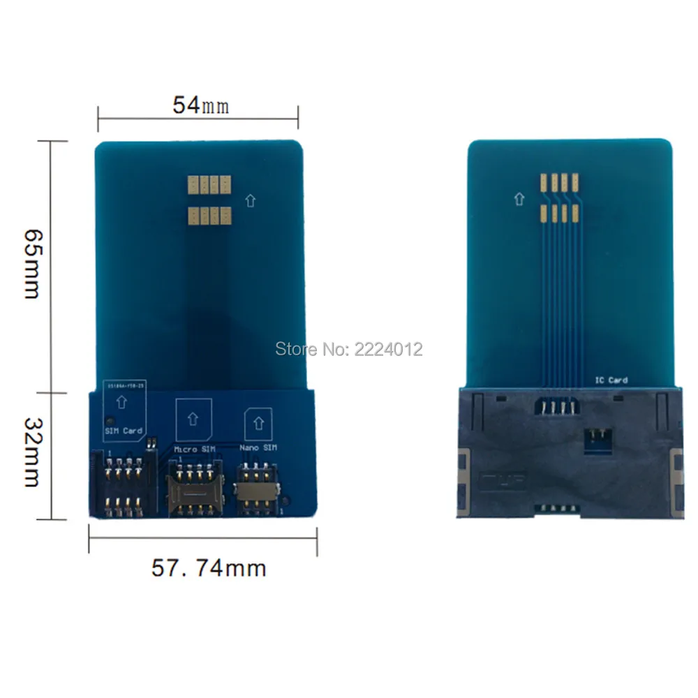 Ceny Karta SIM Adapter Pinboard konwerter na inteligentna karta elektroniczna rozszerzenie karty SIM Micro SIM Nano 2FF, 3FF, 4FF