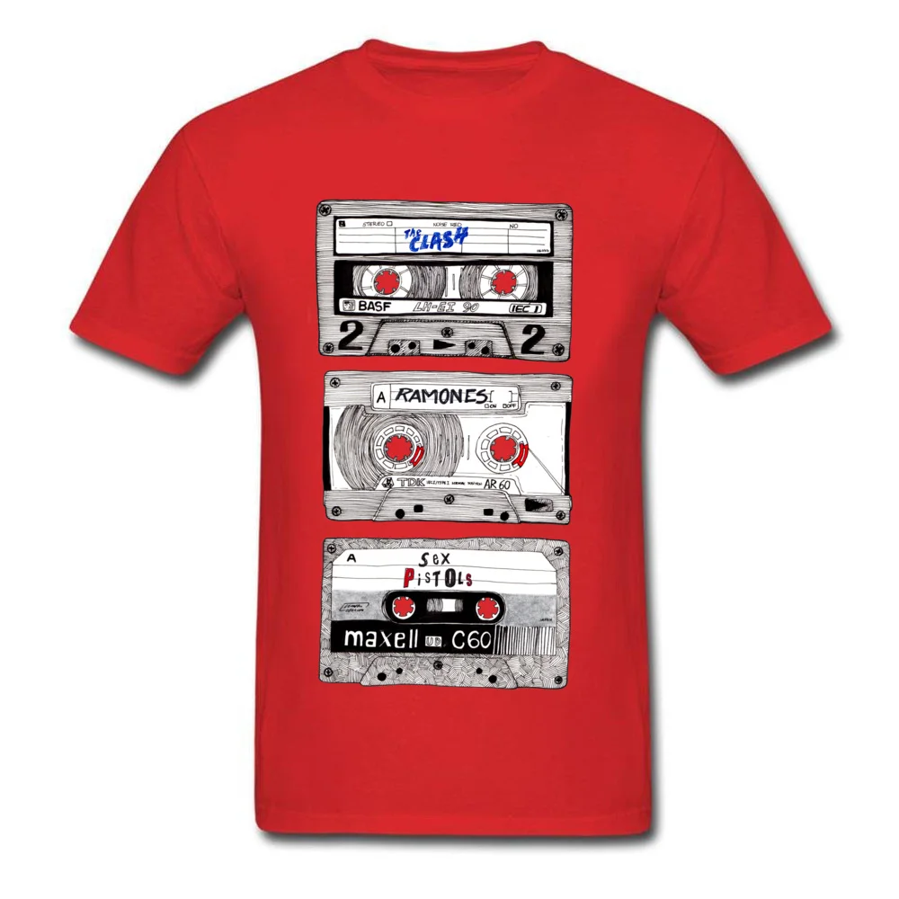  Mens T Shirt k7 Punk Mix Normal Tees 100% Cotton Round Collar Short Sleeve Fashionable Top T-shirts Summer Wholesale k7 Punk Mix red