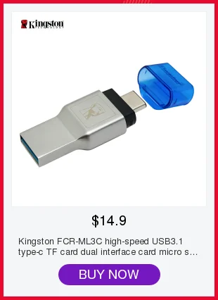 Kingston MicroSD USB 3,0 UHS-I и UHS-II Кардридер Все в 1 внешний диск micro карта для TF SDHC/SDXC ноутбуков