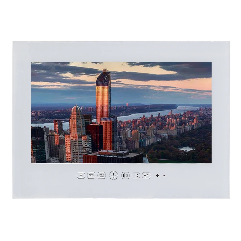 White Waterproof Television Screen NHD