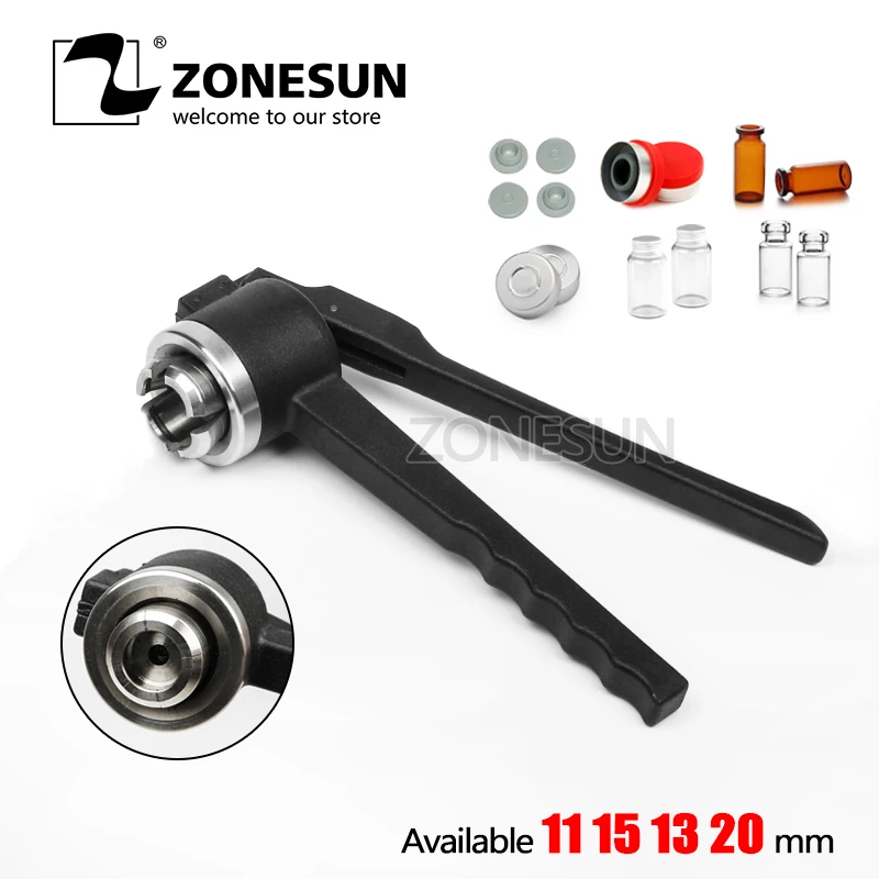 ZONESUN 13mm ze stali nierdzewnej instrukcja wyczuciem fiolka typu Flip Off czapki ręcznie uszczelniania maszyn narzędzie, zaciskarki uszczelki ZONESUN 13mm ze stali nierdzewnej instrukcja wyczuciem fiolka typu Flip Off czapki ręcznie uszczelniania maszyn narzędzie, zaciskarki uszczelki