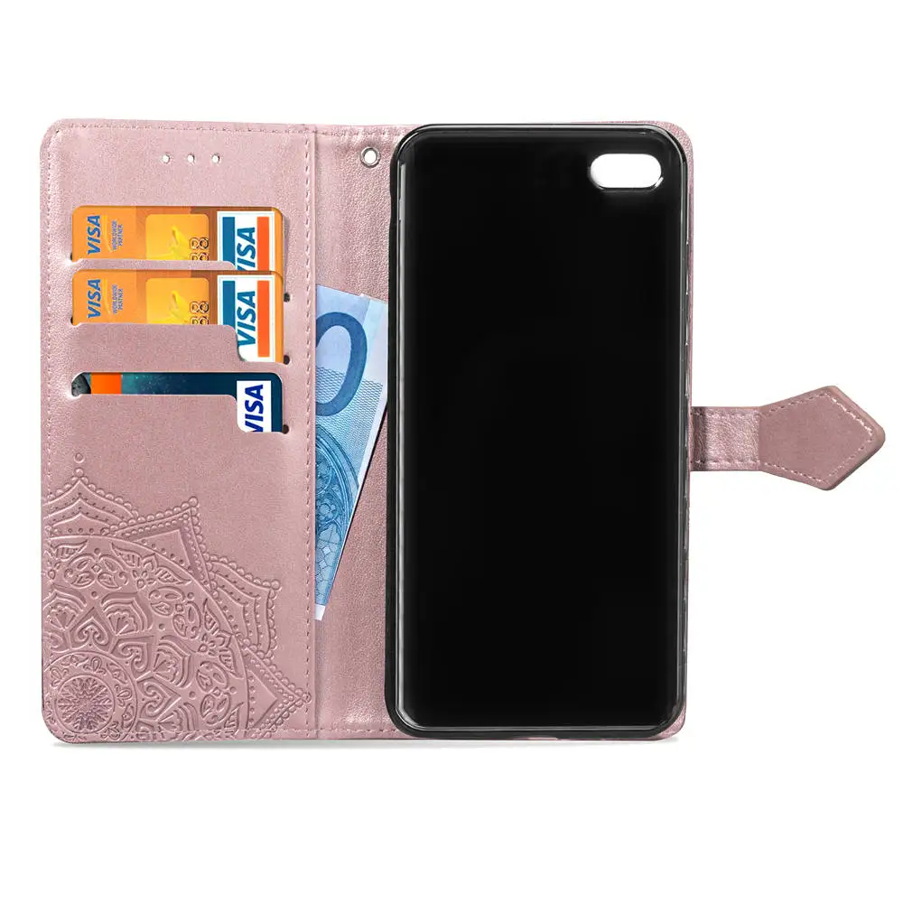 Кожаный чехол бумажник с откидной крышкой Мандала для apple iphone 7 8 plus 6 6s телефона X XR