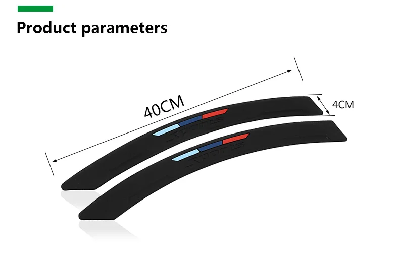 Airspeed силиконовый бампер полосы протектор шины край крыло Защита щитки наклейки для BMW аксессуары для стайлинга автомобилей