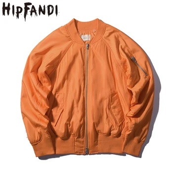 

HIPFANDI 2017 Winter New Fashion Casual Patchwork Short Jacket Hip Hop Suit Pullover MA1 Bomber Jackets Men Jacket Coats Plus
