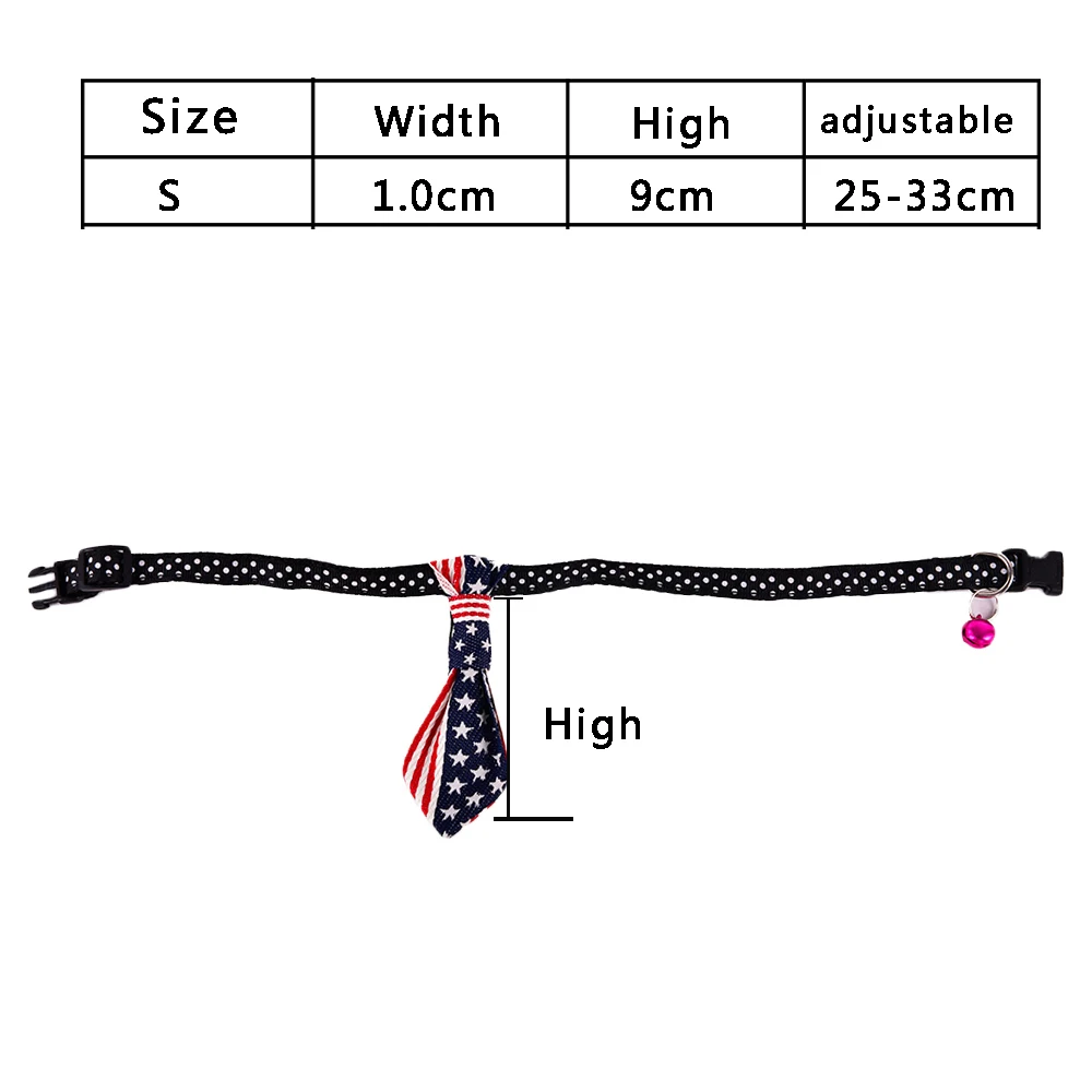 Nylon Pet Cat Tie Collar Dog Product Bell Puppy Kitten Collars Dogs Cats Outfit Adjustable Dog Collar Cat Accessories MD0004 (8)