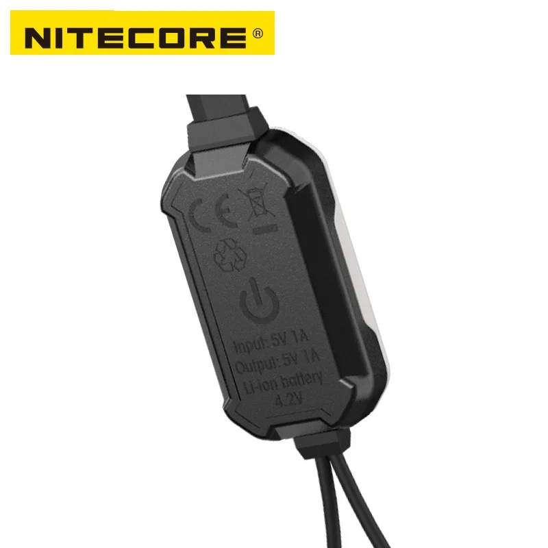 NITECORE LC10 портативное магнитное внешнее USB зарядное устройство для цилиндра литий-ионная аккумуляторная батарея 1A MAX DC 5V с датчиком светильник