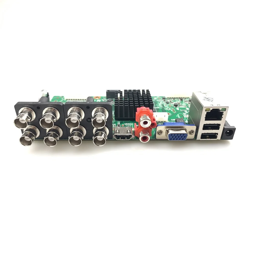 H.265 материнская плата видеорегистратора 8CH 5MP AHD/TVI/CVI/CVBS/ NVR 5in1 XM DVR Main | Безопасность