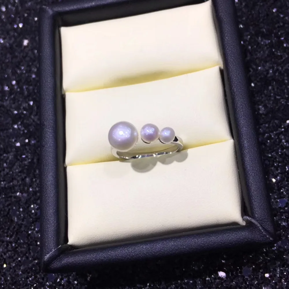 

Adjustable Fashion Pearl Ring Mountings, Ring Findings, Adjustable Ring Jewelry Setting Parts Fittings Charm Accessories Silver