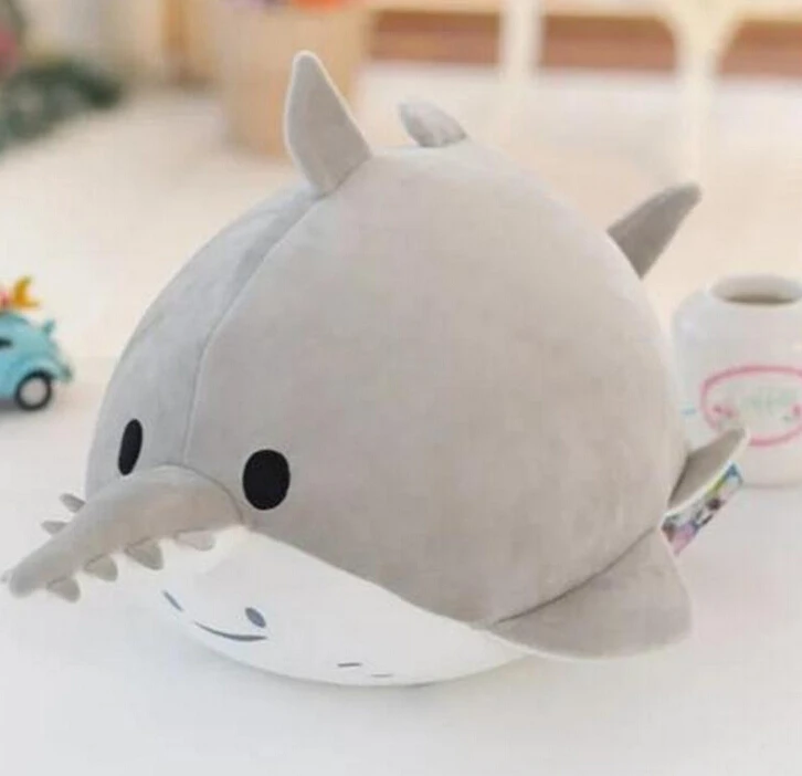 20CM Cute Dolphin Seals Walruses Killer Whales Whale Sharks Plush Toys Ocean Alliance Children Doll Dolls Foam Particles toys