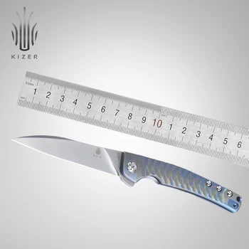 

Kizer folding knife Ki3457A1/A2 Splinter new slim pocket knife designed by Tomcat Knives high quality camping tool