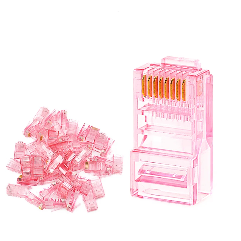 8P8C-Connectors-Gold-Plated-Cat6
