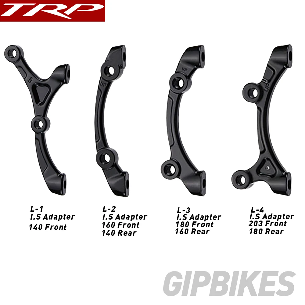 4 размера Tektro TRP HY/RD SPYRE SLC SPYRE-C диск I.S адаптер Передний+ задний тормозной суппорт Braket черный с 2 болтами