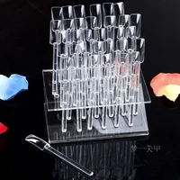 32 conseils Pop bâtons acrylique Nail Art conseils clairs présentoir vernis à ongles pratique outil de formation échantillons de couleur 2
