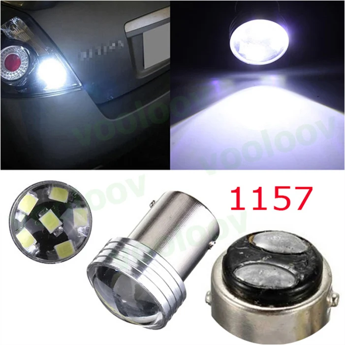 2pcs 1157 BAY15D Led Car Corner Lamps 3528 6 SMD Led Parking light 6