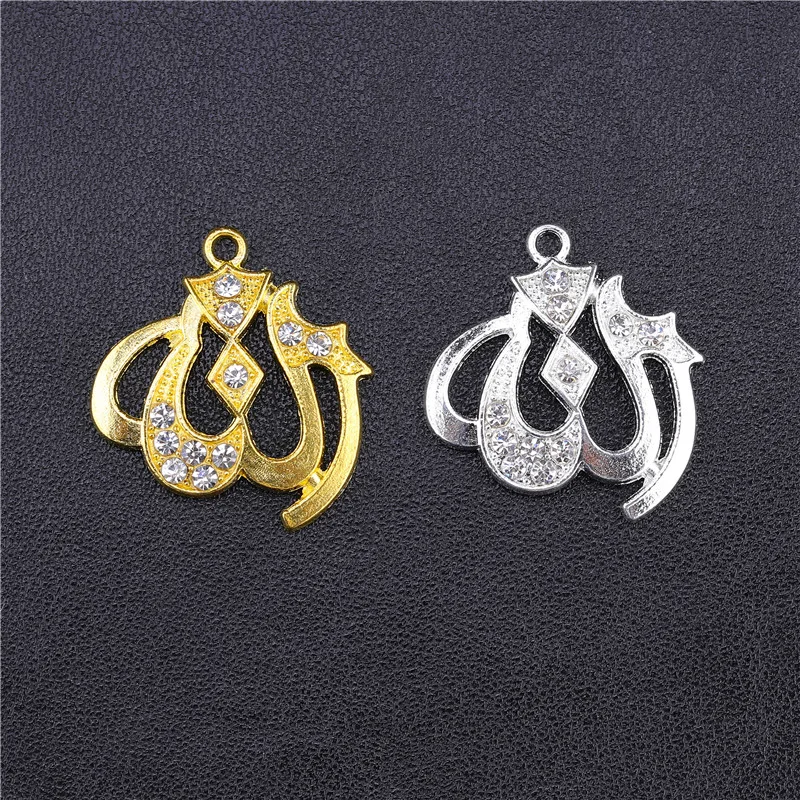 Ювелирные изделия из искусственной кожи Juya 5 шт. оптом|rhinestone charms|muslim jewelrygold islam |