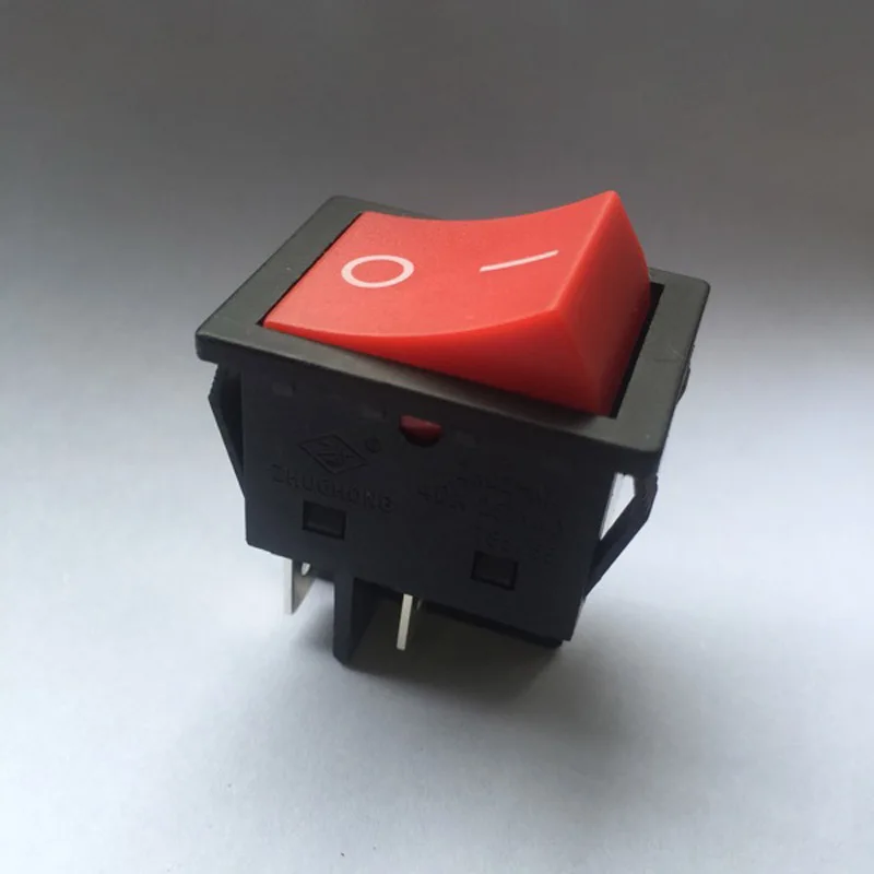 Buy 5Pcs ZH02 AC 250V 40A Large Current Rocker Switch High Temperature Flame