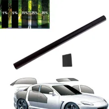 1 шт. Черный Автомобильный оконный Оттенок пленка стекло VTL 5% рулон дом Коммерческая Солнечная защита летняя Автомобильная Наклейка 50 см* 3 м