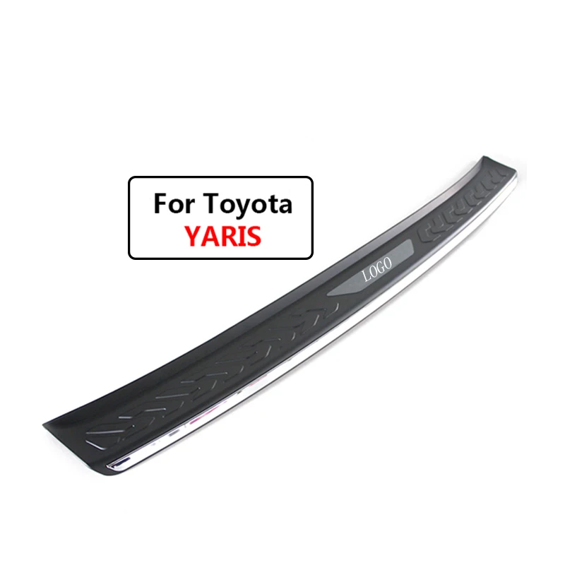High Quality Plastic Rear bumper Protector Sill For Toyota Yaris 2014,15 on