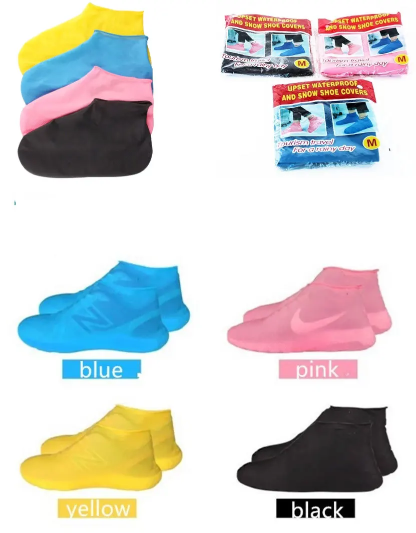 Многоразовые Защитные Уличные дождевые ботинки; Водонепроницаемые дождевые галоши; латексные галоши; зимние мужские и женские и детские галоши