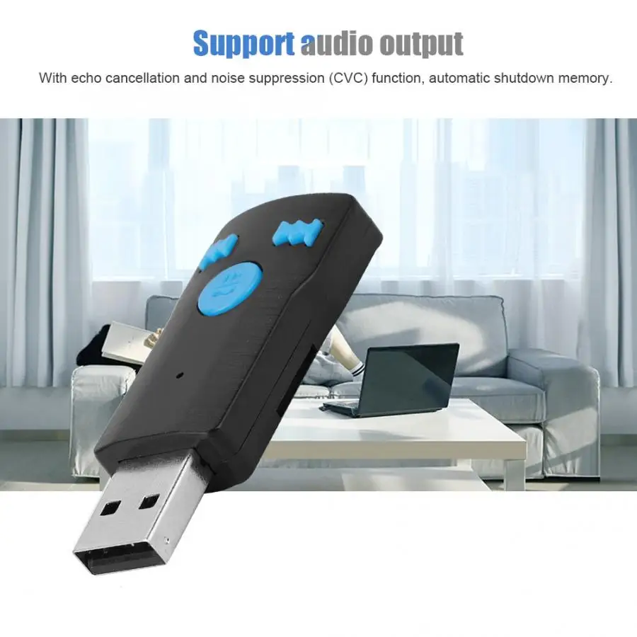 Мини USB Bluetooth приемник аудио A2DP Музыка беспроводной адаптер