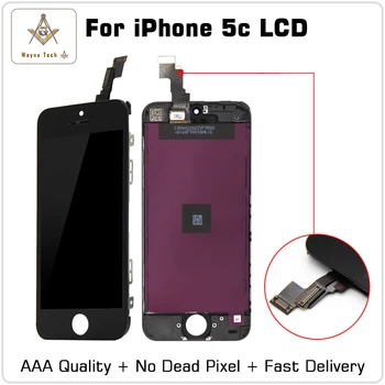 

20PCS/LOT AAA Excellent Quality LCD For iPhone 5C Screen With Touch Screen Digitizer Assembly Free Shipping DHL