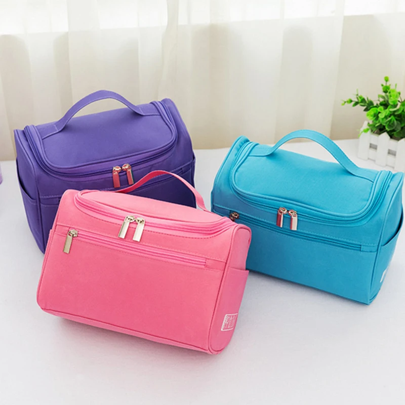 XZP Makeup Bag Solid Women Bags Women Large Waterproof Travel Cosmetic Bag Organizer Case Necessaries Make Up Wash Toiletry Bag XZP Makeup Bag Solid Women Bags Women Large Waterproof Travel Cosmetic Bag Organizer Case Necessaries Make Up Wash Toiletry Bag