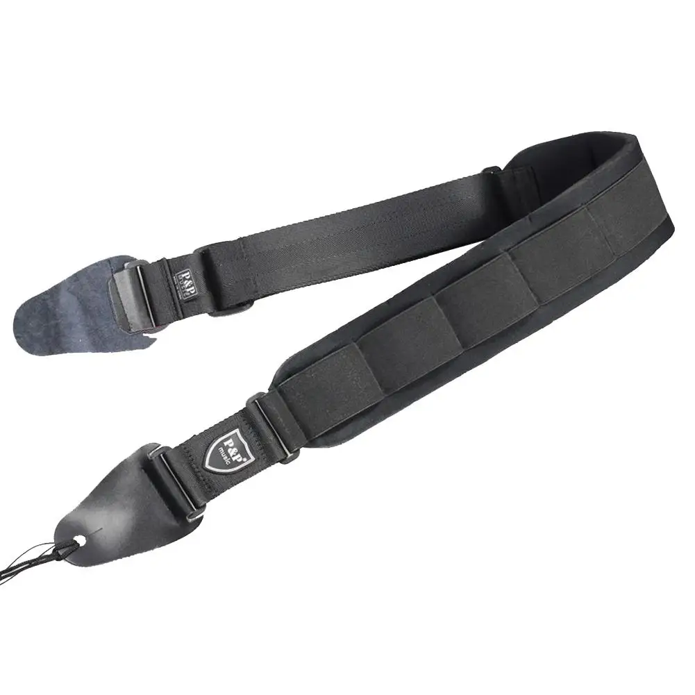 P & P espuma suave con cuero genuino extremo Eléctrico Acústica Guitarra Correa Guitarra partes y accesorios P & P espuma suave con cuero genuino extremo Eléctrico Acústica Guitarra Correa Guitarra partes y accesorios